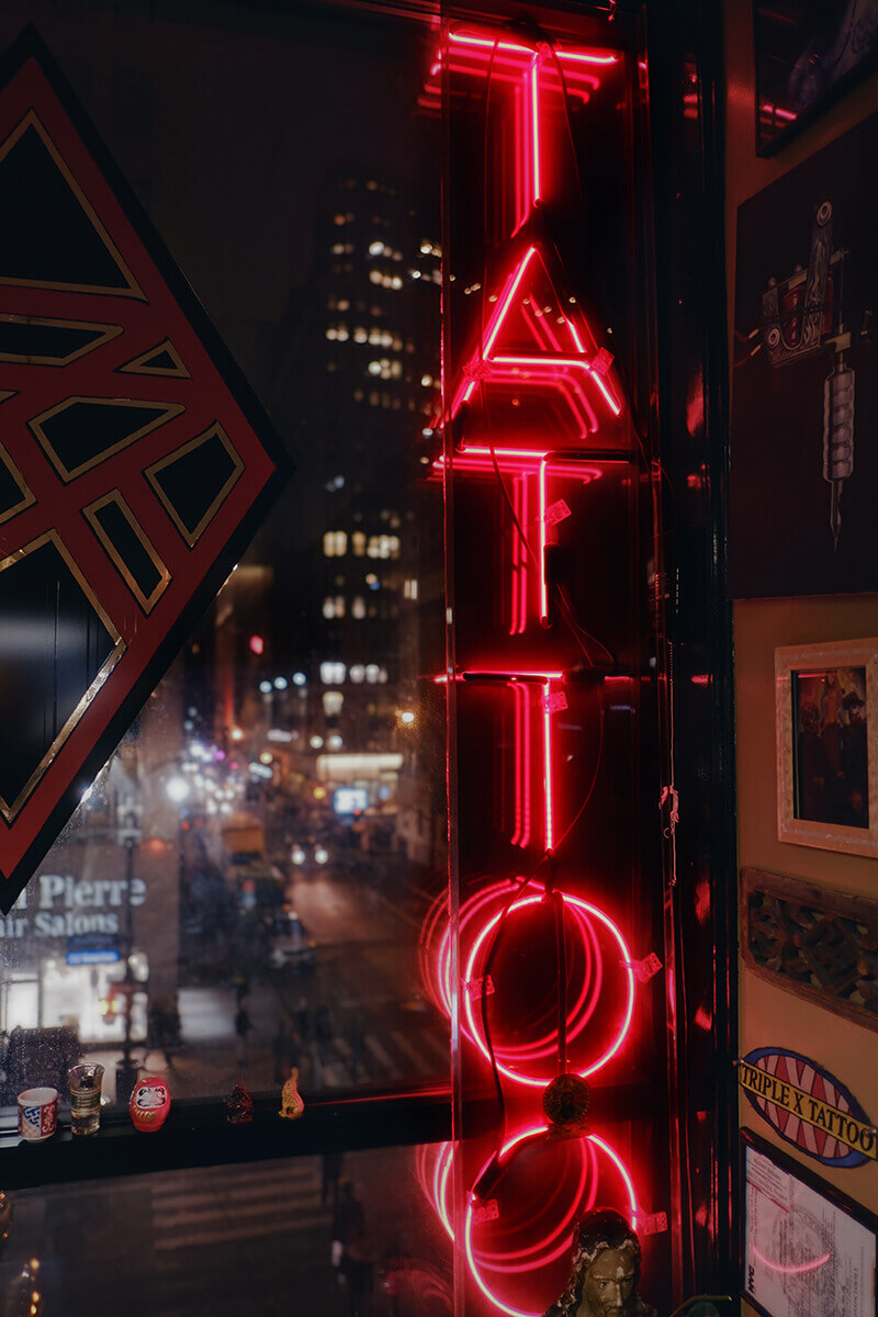 Neon Sign at Red Rocket