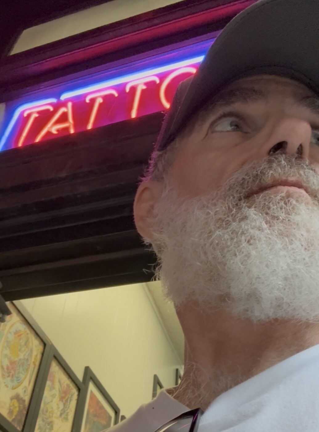 Custom tattoo artist Mike Bellamy Tattoo NYC at Red Rocket Tattoo in Midtown Manhattan.